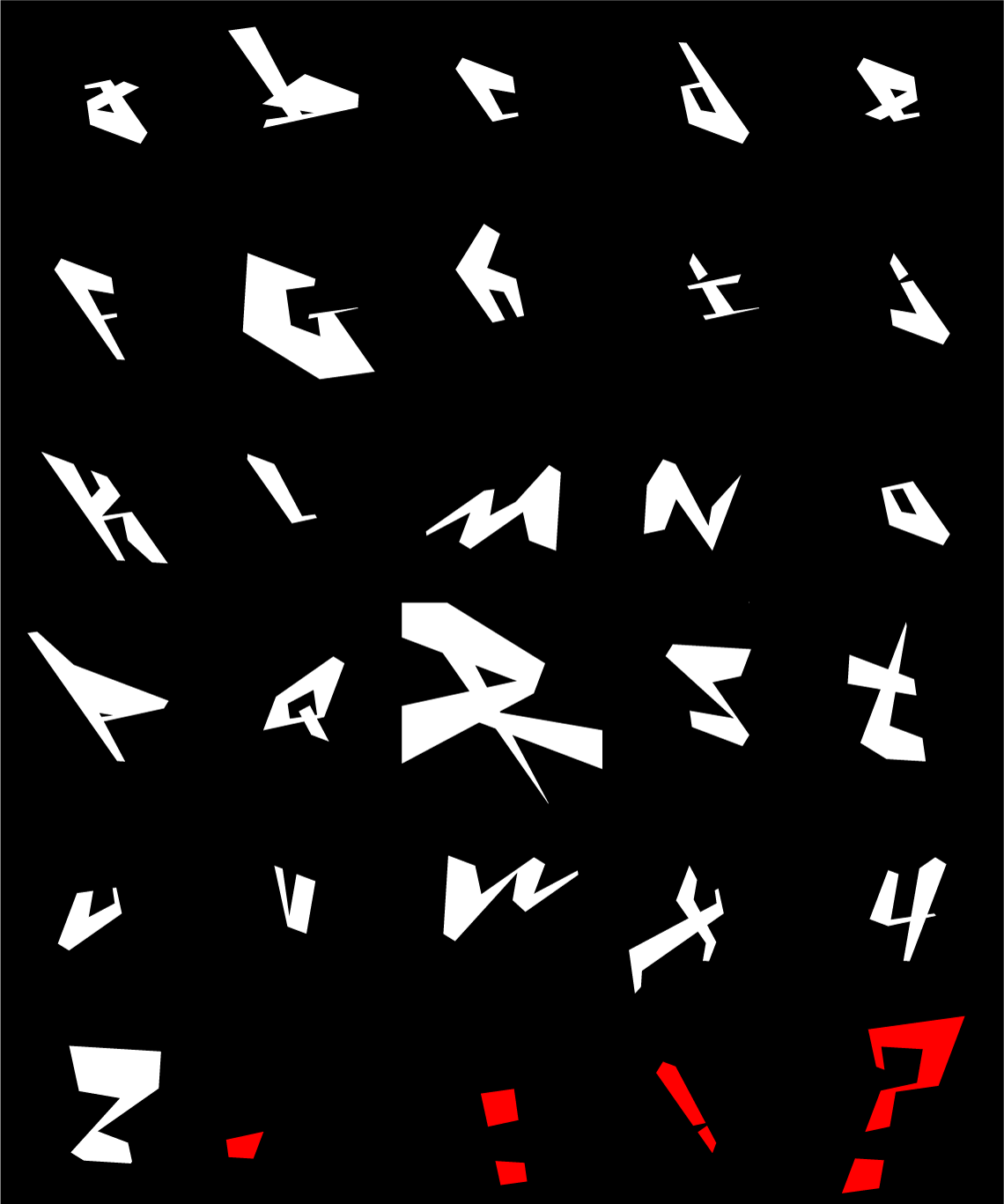 Typograpphie graffiti